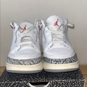 Kids White and Gray Sneakers